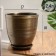 Flower Pot "Black Gold" with a tray, 2.4l