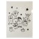 A set of A4, 180 μm folders, calligrata "monsters", translucent, 6 pieces, with print, mix