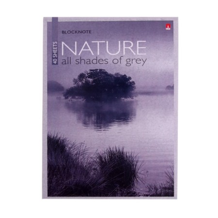 Notepad A5, 40 sheets on the clip "Nature", mix-1