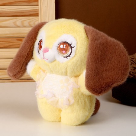 Soft toy "Dog", 27 cm, yellow color-1