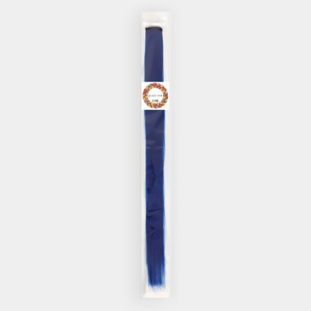 Local Locom, straight hair, clock, 50 cm, 5 g, blue color-6