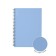 Notebook A5 80 sheets in a cage on a spiral Erichkrause Symbol, with a plastic cover of blue,