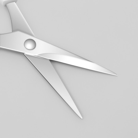 Scissors are manicure, straight, 10.5 cm, silver color/mix-1