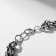 Bracelet of the male "brutal" skulls, color black silver, 22 cm