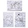 Set of coloring, in the set 3 pcs