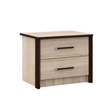 Ashley bedside table, 500 × 364 × 400 mm, color of the wenge / oak sonom