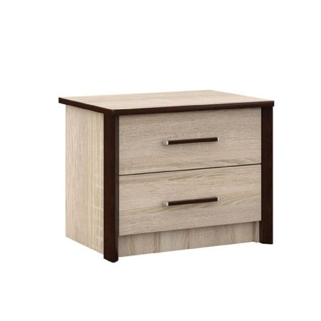 Ashley bedside table, 500 × 364 × 400 mm, color of the wenge / oak sonom
