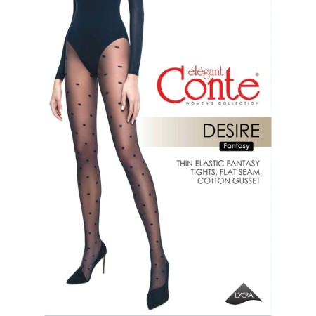 Women's tights Fantasy Desire, size 3, Grafit color-4