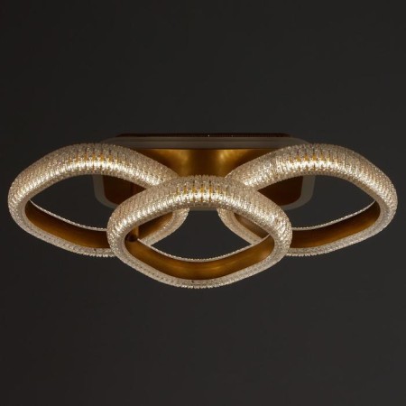 Chandelier with PDU 1141/3 LED+backlight 72W 3000K-6000K Dimmer gold 54x25x13 cm Bayerluux-5