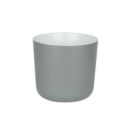 Plastic pot with the Lyon tab, the color is gray