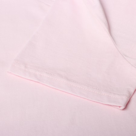 T-shirt female V-shaped neckline, pink color, size 44-2
