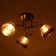 Adelela chandelier 3he27 40w Black-gold 60x60x26 cm Bayerlux