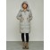 Coat insulated winter female, size 52, color gray
