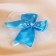 Bows on the handles of a wedding car, 4 pcs., Turquoise
