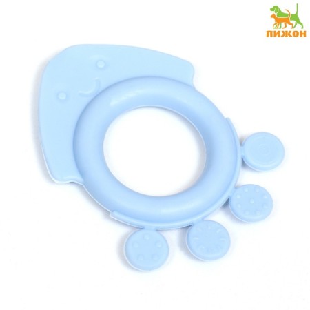 Dog toy "Calmar", TPE, 8 cm, blue