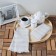 Set of kitchen towels, size 40x60 cm, light-gray color 2 pcs