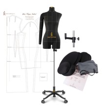 Portnovsky Monica mannequin, premium set, size 48, black color, linings and right hand