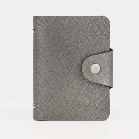 Businessman on the button, 12 cards, silver color