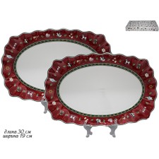 A set of 2 oval dishes Lenardi, 30.5 cm