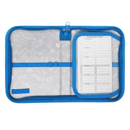 Penal 1 section 130 x 190 x 27 mm, folding bar, textile, PCT 07-20 "School World" 72000-4