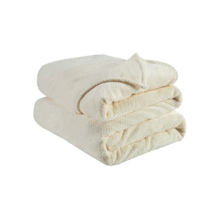 Mousse plaid, size 150x200 cm, beige color-6