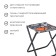 Folding hiking chair 350x300x370mm PS/4 with stones and maple leaves