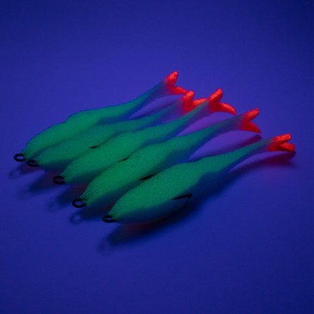 Foamen fish yaman devious minnow on a double, 105 mm, color 23 UV, 5 pcs.-3