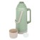 Thermos 2 l, with a glass flask, retains heat 12 hours, green
