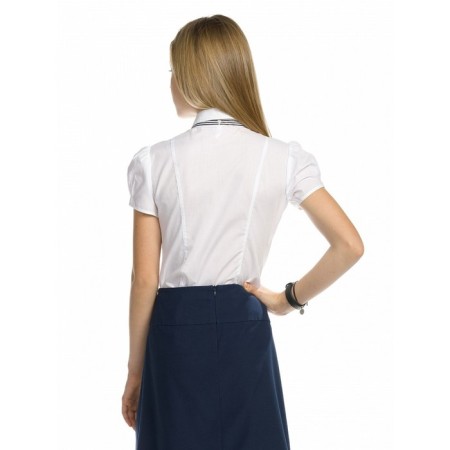 Blouse for girls, height 158 ​​cm, white color-4