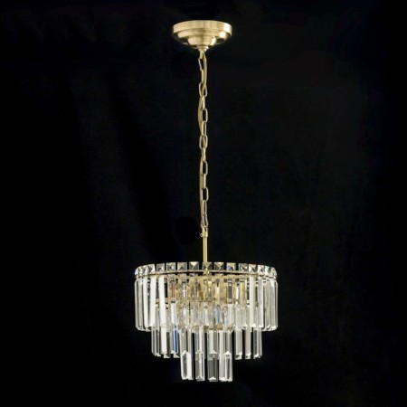 Suspended chandelier Citilux “Foundation” CL303163, 6x60W, E14, brown color-6