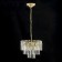 Suspended chandelier Citilux “Foundation” CL303163, 6x60W, E14, brown color