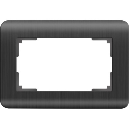 Frame for a double outlet WL12-FRAME-01-DBL color graphite, material plastic