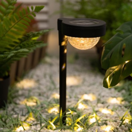 Lamp on the solar battery "Eurohant", "Techno" 11x9x38.5 cm, IP44, 1 LED, white