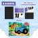 Puzzle with applications "Day on a farm with a blue tractor", 24 details