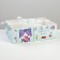 Capcake box, confectionery packaging, 6 cells “Happiness inside”, 23 x 16 x 7.5 cm