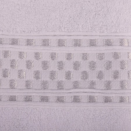Terry towel Glamor, 500 gr, size 70x140 cm, white color-3