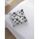 Decorative pillowcase "Flower patterns", on lightning, size 45x45 cm