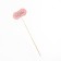 Topper Shild "Happy Birthday", pink 10x5 cm
