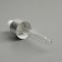 A bottle for storage, with a pipette, 15 ml, silver/white color