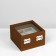 Catch stand, bracelets, wood, 2 places 11.8 × 11.8 × 7.5 cm, color gray color