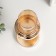 Summary Metal for 1 candle "Spiral. Blue marble element" gold 33x10x10 cm