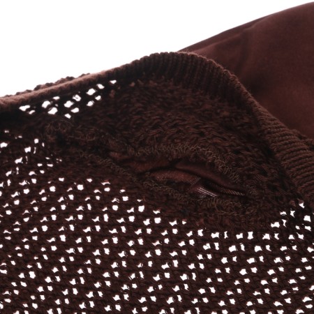Horse ears, brown with edging-3