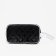 Cosmetic bag with lightning, black color