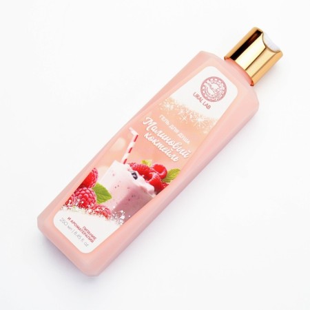 Shower gel, 250 ml, aroma of raspberry cocktail, Aroma Sound by Ural Lab-6