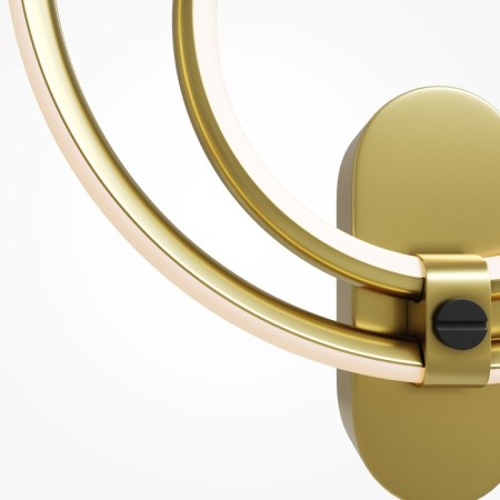 Bra Maytoni Mod357WL-L16BS3K, LED, 16 W, 40x300x340 mm, 950 lm, 3000k, brass-1