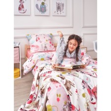 Bed linen 1.5 SP Sweet Cats, size 150x214 cm, 143x215 cm, 50x70 cm