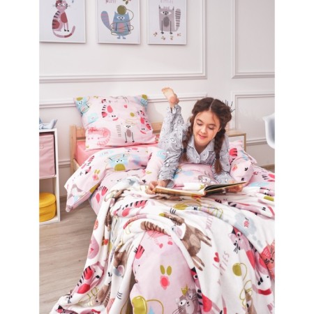 Bed linen 1.5 SP Sweet Cats, size 150x214 cm, 143x215 cm, 50x70 cm