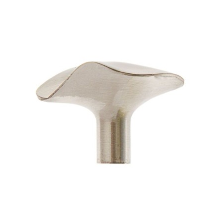 Hand button (mod. 1940), matte nickel color-2