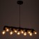 Lamp "TUBO" 10he27 40W black 7x5x7-127cm BayerLux