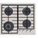 Hlect surface Maunfeld EGHG.64.63CBG/G, gas, 4 burners, beige
